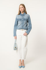 camicia jeans chiaro