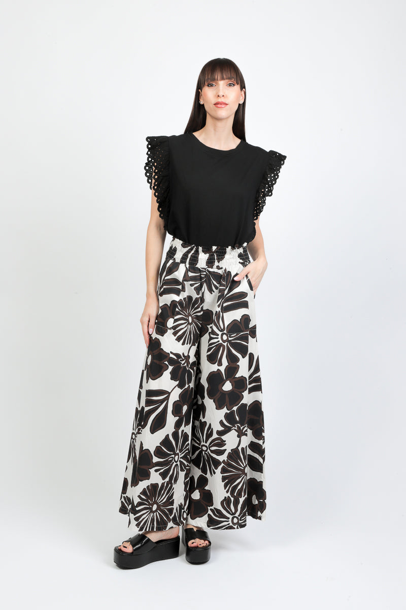 pantaloni palazzo fantasia