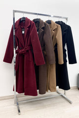 cappotto lungo cintura