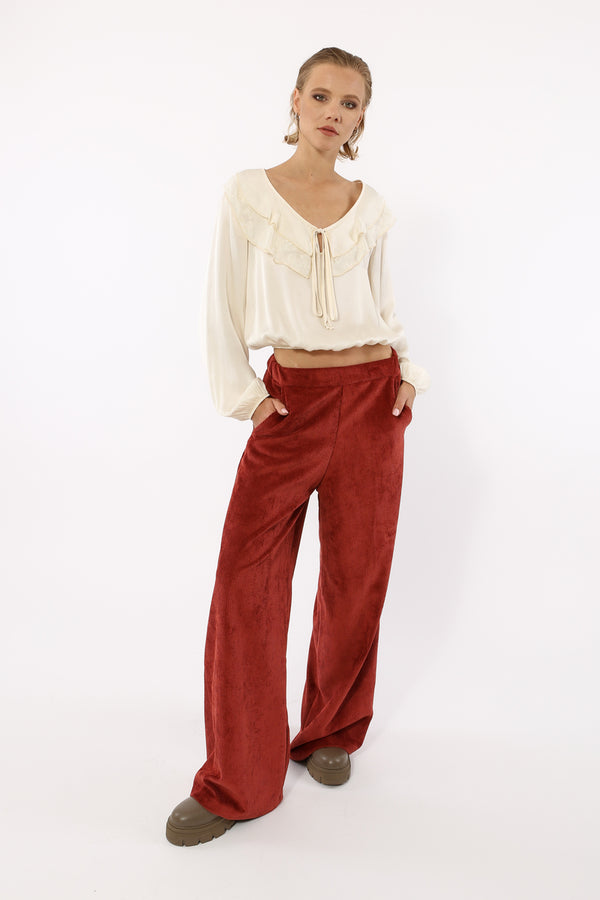 pantalone velluto millerighe