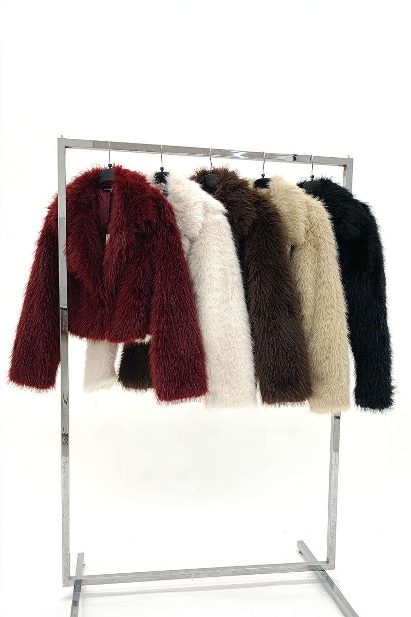 eco pelliccia crop