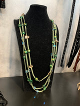 collana filo renna piu pietre