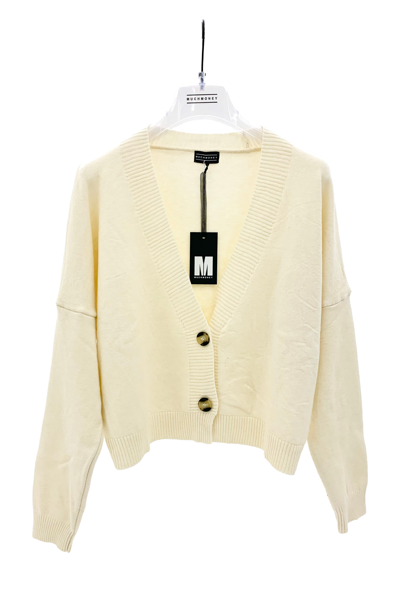 cardigan due bottoni