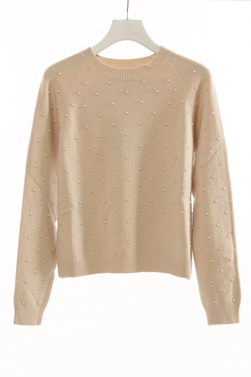 maglia crop pallini