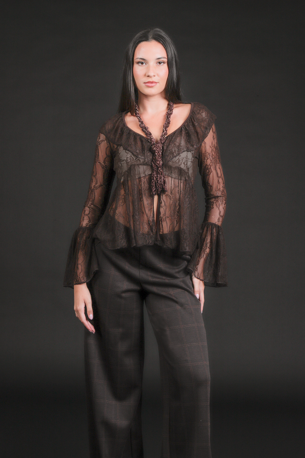 blusa pizzo