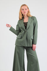 pantalone palazzo cotone sfrangiato