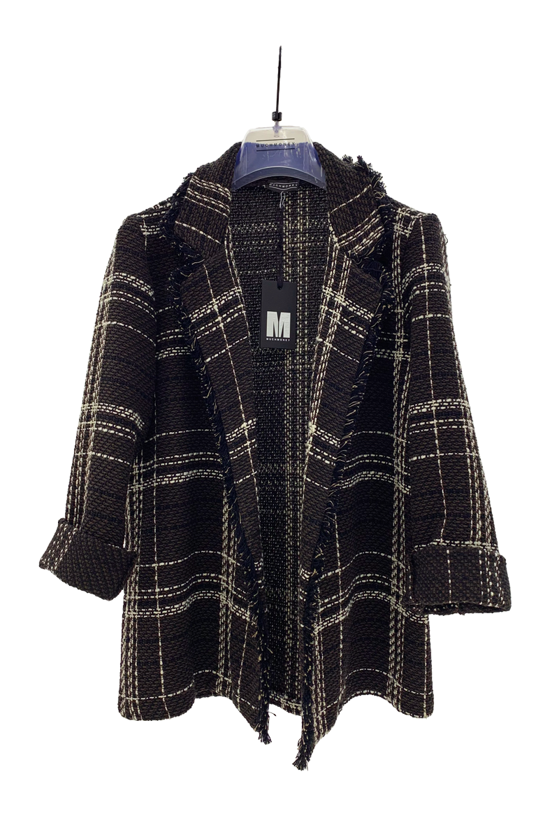 giacca tweed media