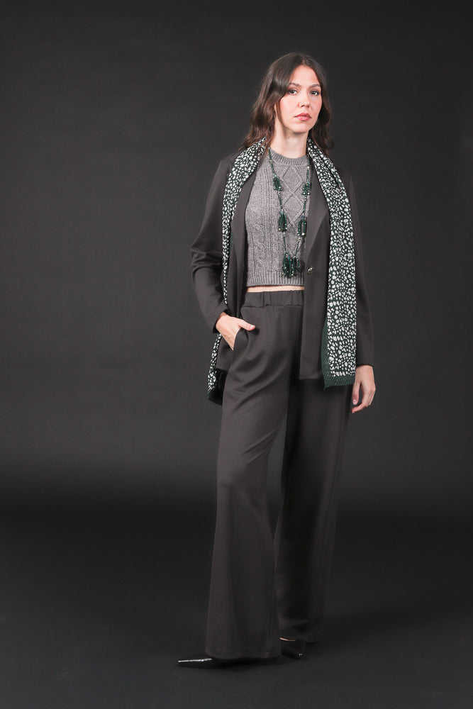 gilet treccia over