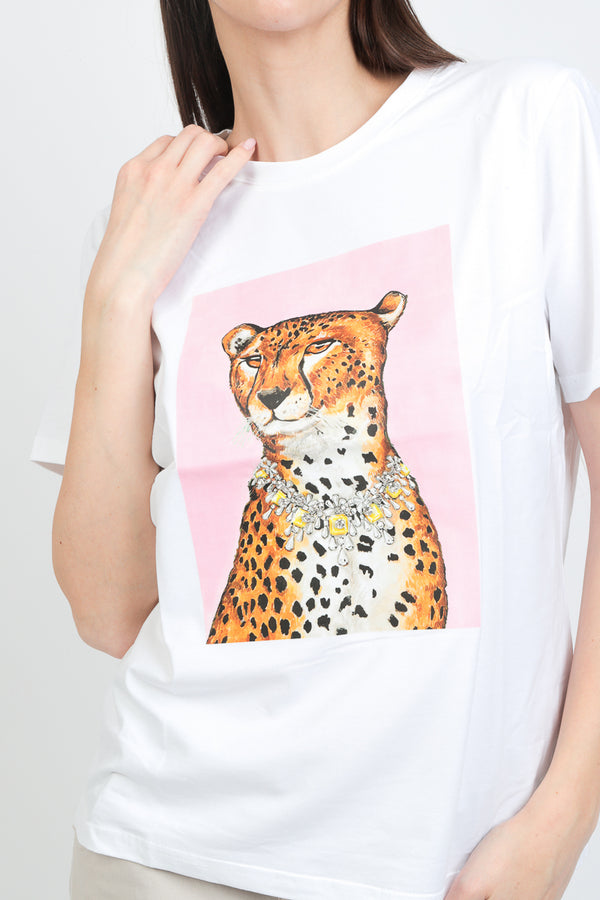 T-shirt leopardo