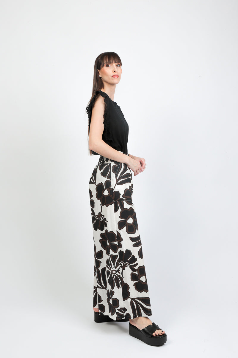pantaloni palazzo fantasia