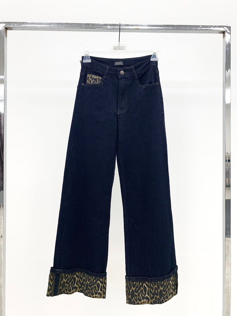 jeans risvolto macula